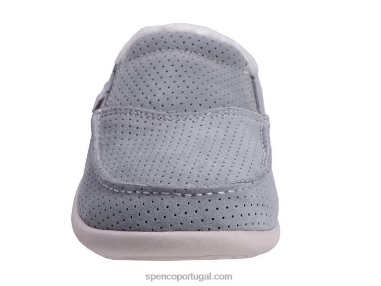 Spenco Footwear miragem cinza slide de pelúcia sesta 648F771 mulheres