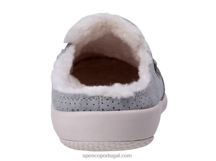 Spenco Footwear miragem cinza slide de pelúcia sesta 648F771 mulheres