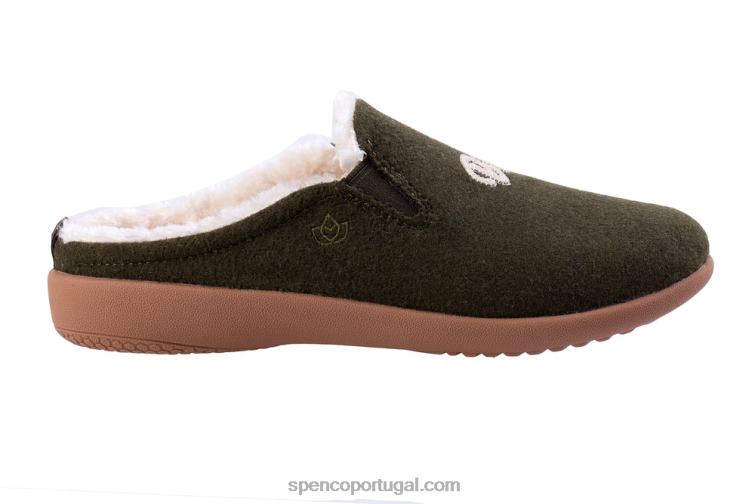 Spenco Footwear musgo chinelo evie sazonal 648F747 mulheres