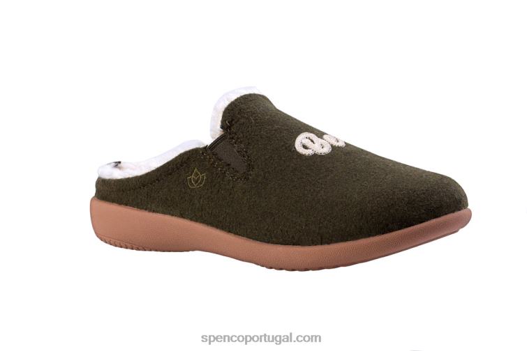 Spenco Footwear musgo chinelo evie sazonal 648F747 mulheres