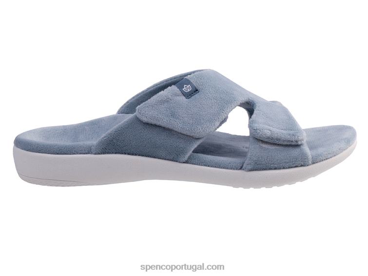 Spenco Footwear névoa azul chinelo de visto kholo 648F691 mulheres
