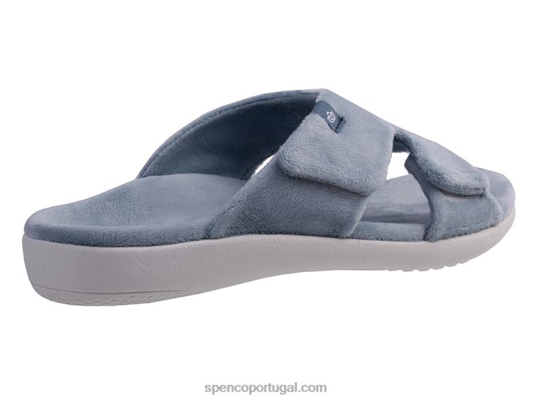 Spenco Footwear névoa azul chinelo de visto kholo 648F691 mulheres