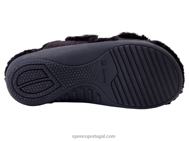 Spenco Footwear preto Janie chinelo 648F754 mulheres