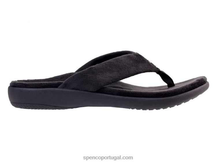Spenco Footwear preto Victoria aconchegante 648F706 mulheres