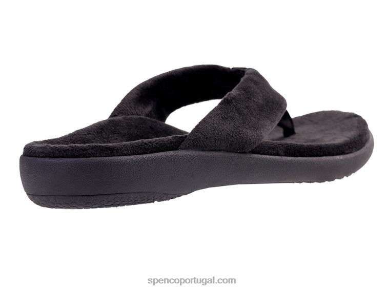 Spenco Footwear preto Victoria aconchegante 648F706 mulheres