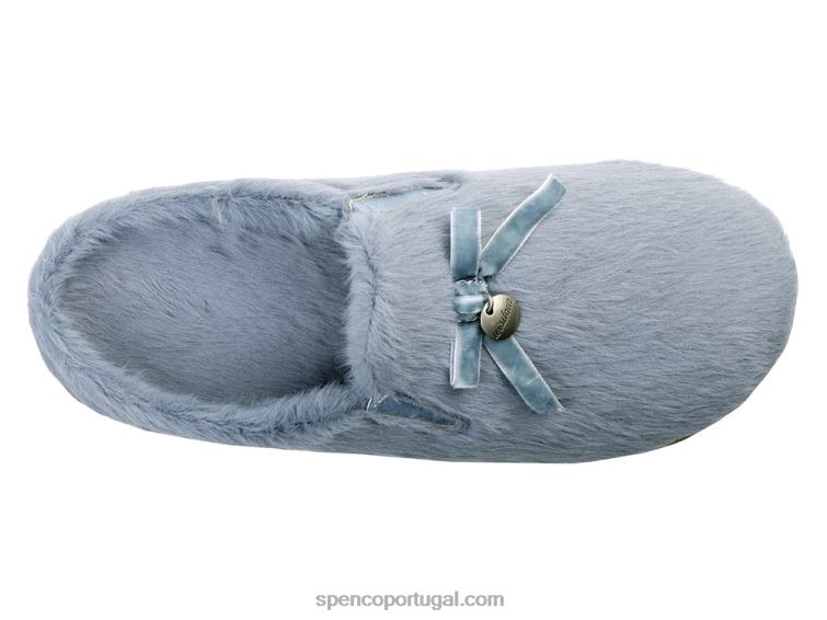 Spenco Footwear preto chinelo charme 648F684 mulheres