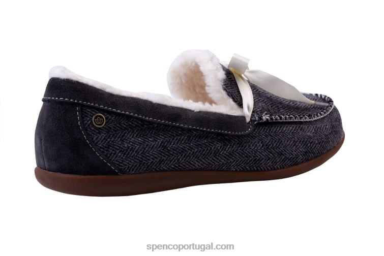 Spenco Footwear preto chinelo de bétula 648F762 mulheres