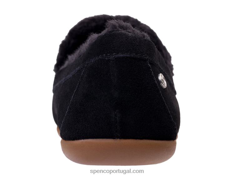 Spenco Footwear preto chinelo de tweed de bétula 648F673 mulheres