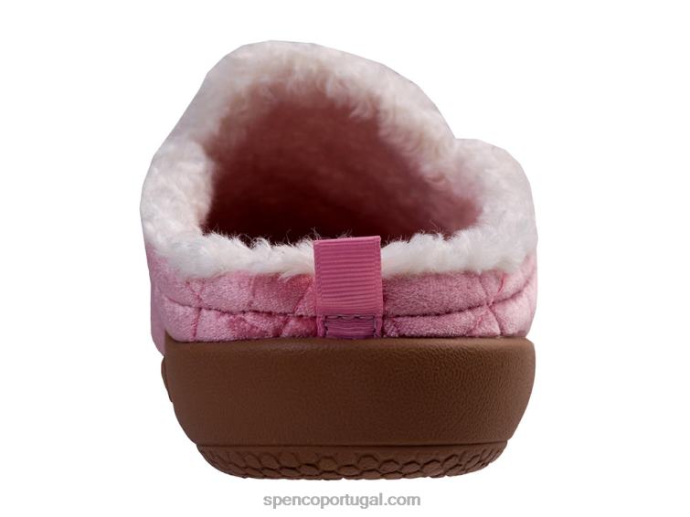 Spenco Footwear preto chinelo de veludo 648F712 mulheres