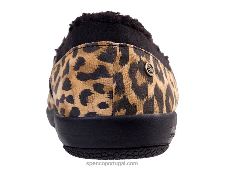 Spenco Footwear preto chinelo fiesta cozier 648F708 mulheres