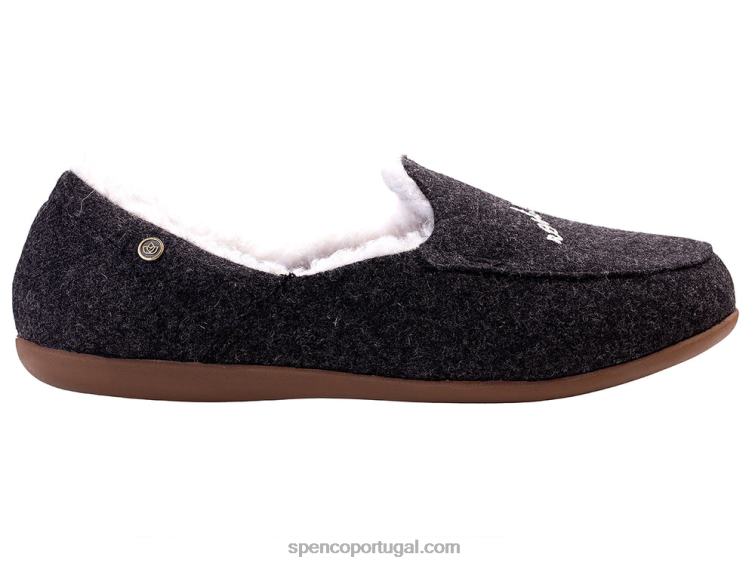 Spenco Footwear preto chinelo sonhador clássico 648F742 mulheres