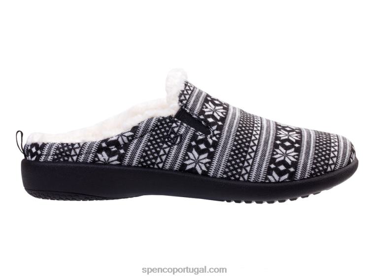 Spenco Footwear preto ilha de dundee fair 648F678 mulheres