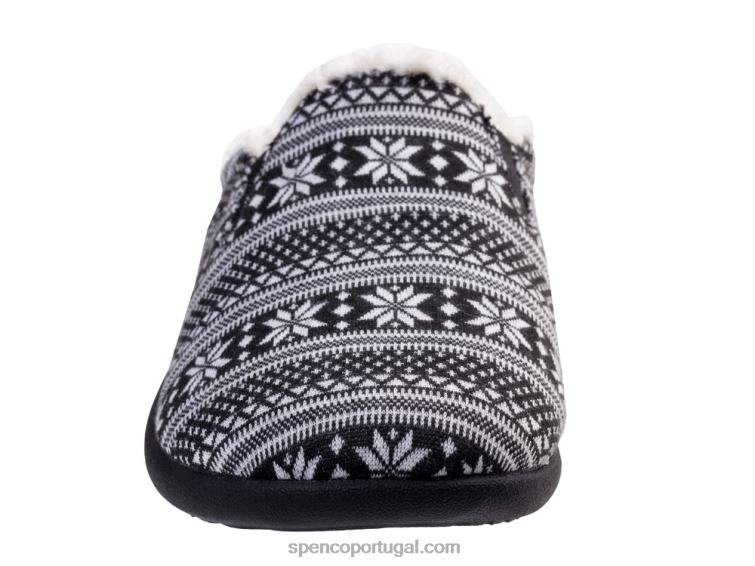 Spenco Footwear preto ilha de dundee fair 648F678 mulheres