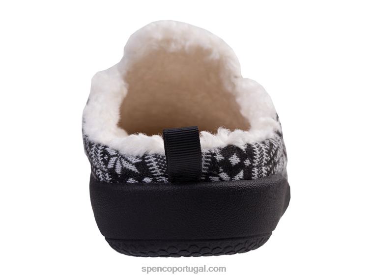 Spenco Footwear preto ilha de dundee fair 648F678 mulheres