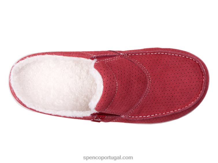 Spenco Footwear preto slide de pelúcia sesta 648F769 mulheres