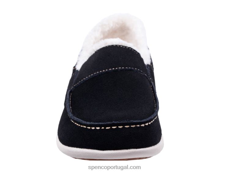 Spenco Footwear preto slip-on aconchegante de festa 648F765 mulheres