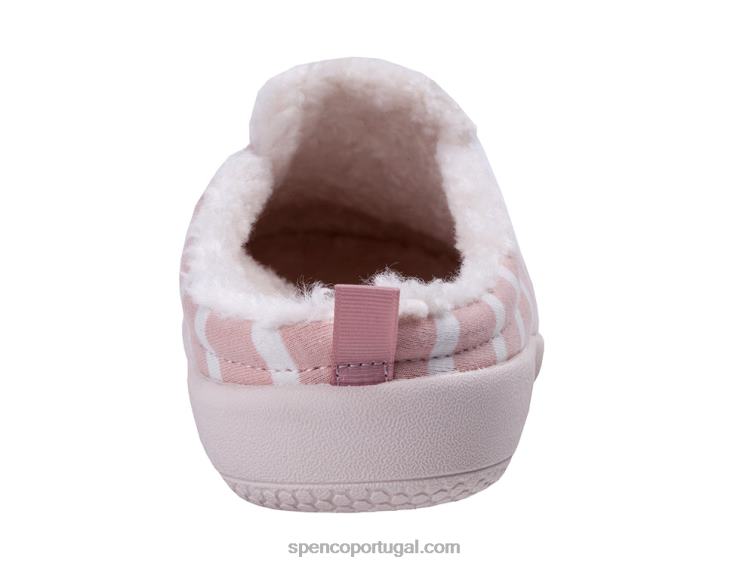 Spenco Footwear rosa/branco chinelo listrado dundee 648F761 mulheres