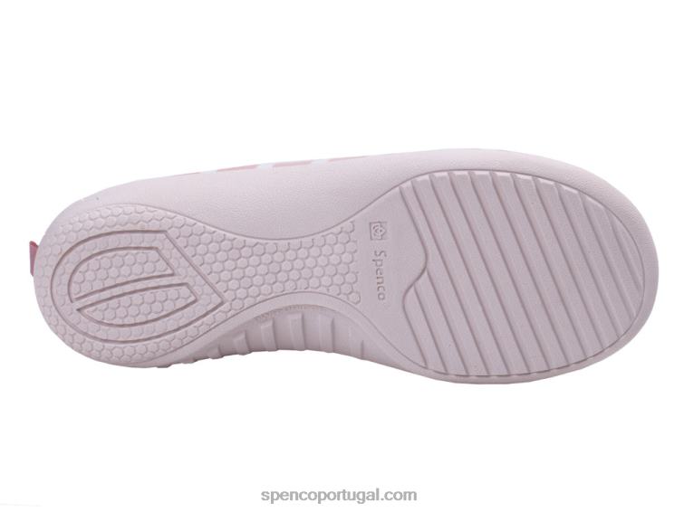 Spenco Footwear rosa/branco chinelo listrado dundee 648F761 mulheres