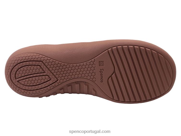 Spenco Footwear rosa chinelo de veludo 648F715 mulheres