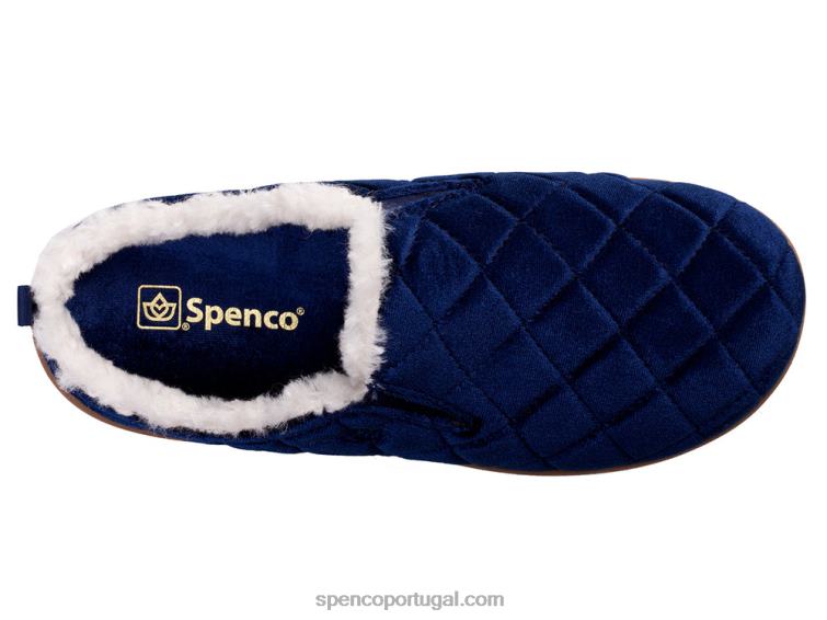 Spenco Footwear rosa chinelo de veludo 648F715 mulheres