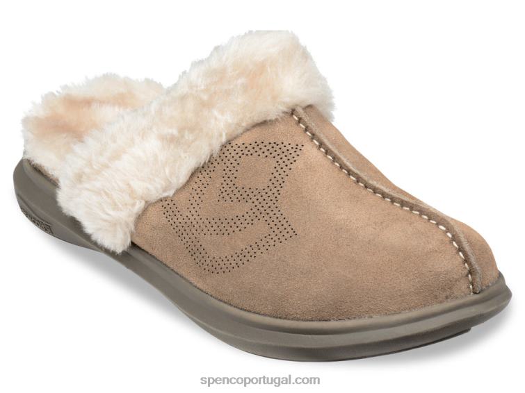 Spenco Footwear taupe slide supremo 648F783 mulheres