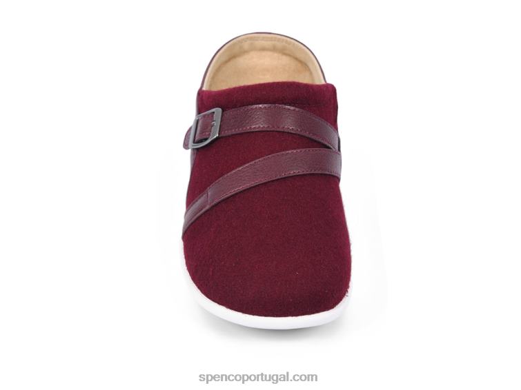 Spenco Footwear Borgonha slide de lã ashton 2020 648F589 mulheres