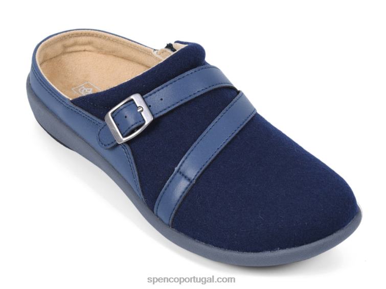 Spenco Footwear azul marinho slide de lã ashton 2020 648F591 mulheres