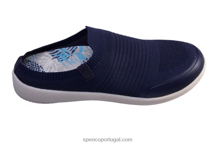 Spenco Footwear azul marinho slide feliz 648F597 mulheres