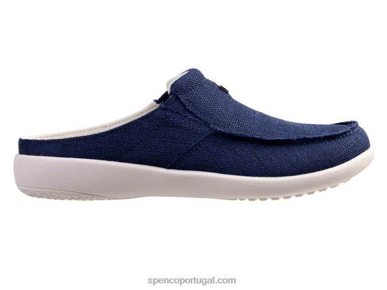 Spenco Footwear azul slide sesta prana 648F303 mulheres