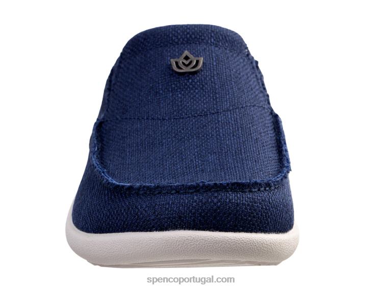Spenco Footwear azul slide sesta prana 648F303 mulheres