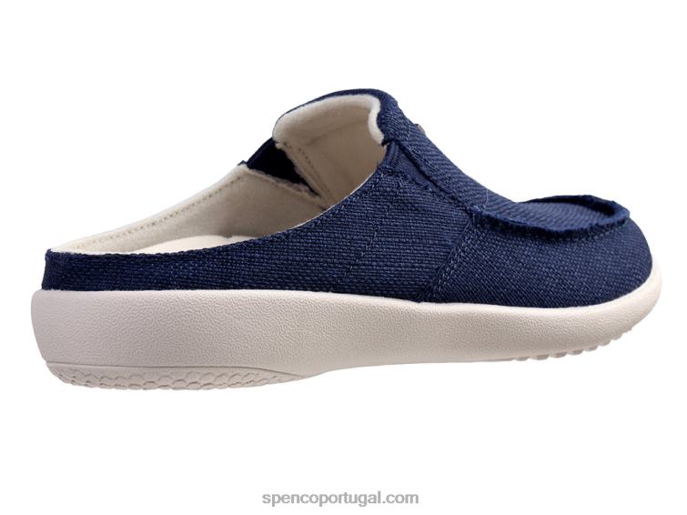 Spenco Footwear azul slide sesta prana 648F303 mulheres