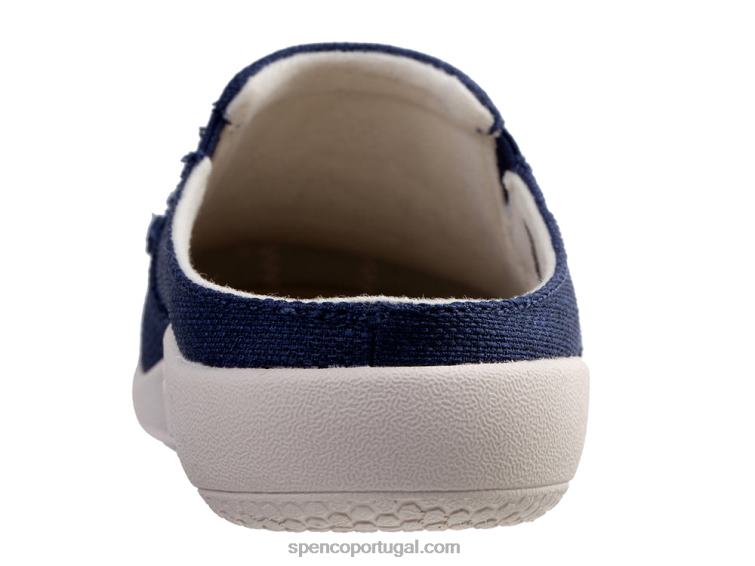 Spenco Footwear azul slide sesta prana 648F303 mulheres