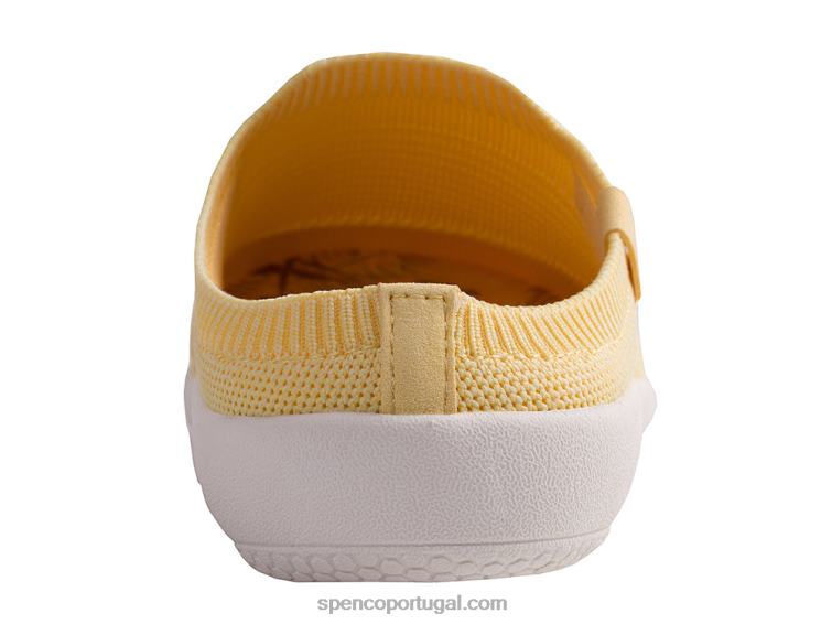 Spenco Footwear banana pálida feliz slide sazonal 648F509 mulheres