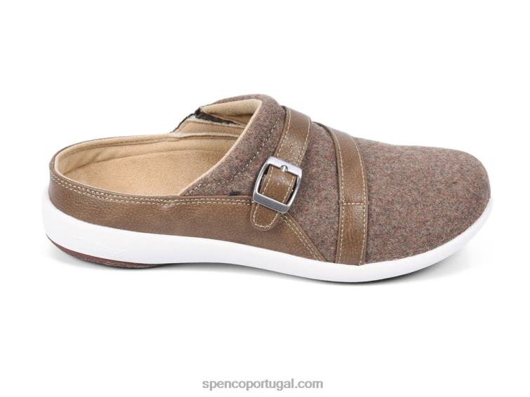 Spenco Footwear bronzeado deslizamento de lã ashton 648F594 mulheres