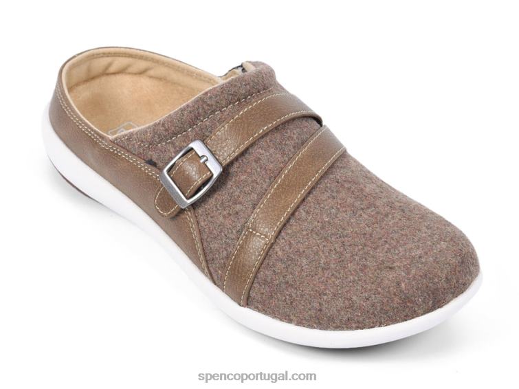 Spenco Footwear bronzeado deslizamento de lã ashton 648F594 mulheres
