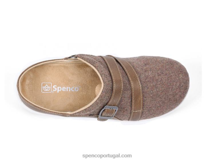 Spenco Footwear bronzeado deslizamento de lã ashton 648F594 mulheres