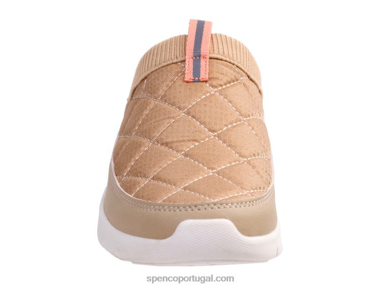 Spenco Footwear bronzeado slide acolchoado clara 648F429 mulheres