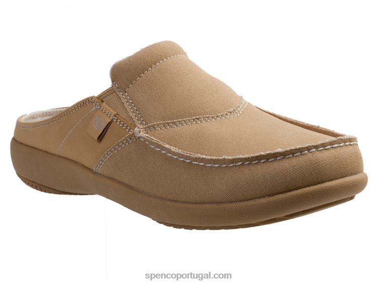Spenco Footwear bronzeado slide de primavera da sesta 648F300 mulheres