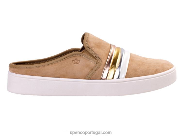 Spenco Footwear bronzeado st. barts slide 648F387 mulheres
