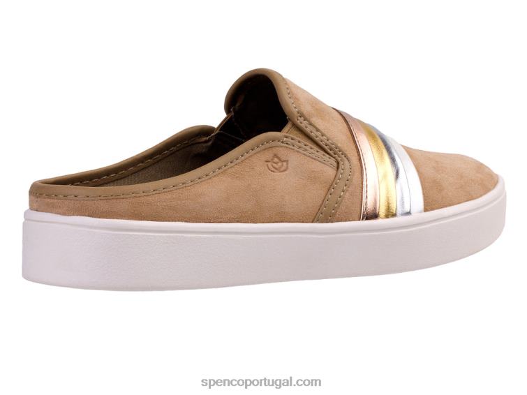 Spenco Footwear bronzeado st. barts slide 648F387 mulheres