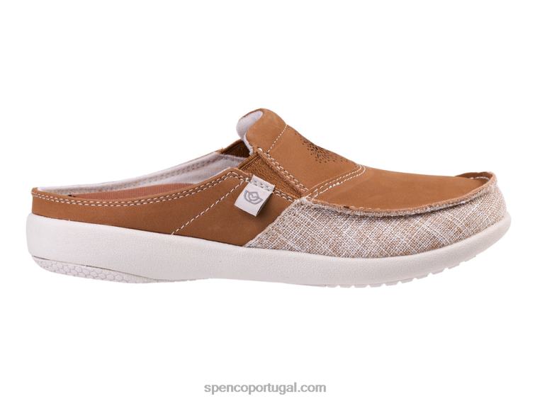 Spenco Footwear caramelo siesta blume slide 648F519 mulheres