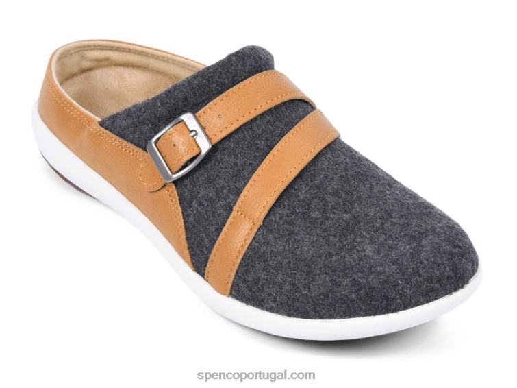 Spenco Footwear carvão/bronzeado slide de lã ashton 2020 648F590 mulheres