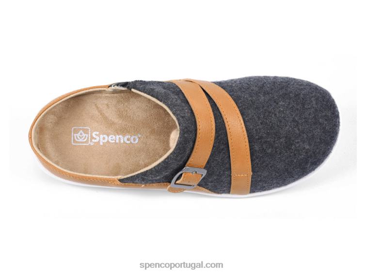 Spenco Footwear carvão/bronzeado slide de lã ashton 2020 648F590 mulheres