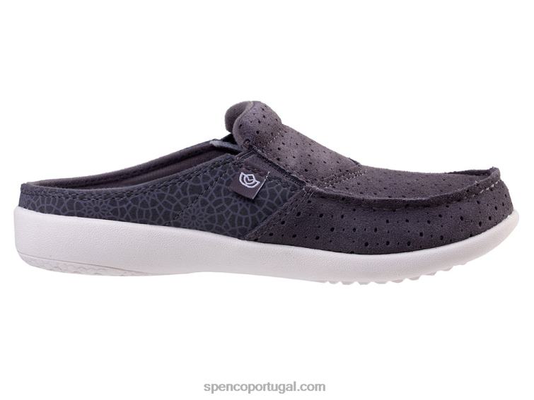 Spenco Footwear carvão escuro slide sesta mosaico 648F396 mulheres