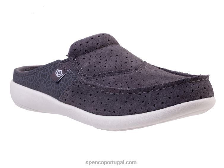Spenco Footwear carvão escuro slide sesta mosaico 648F396 mulheres