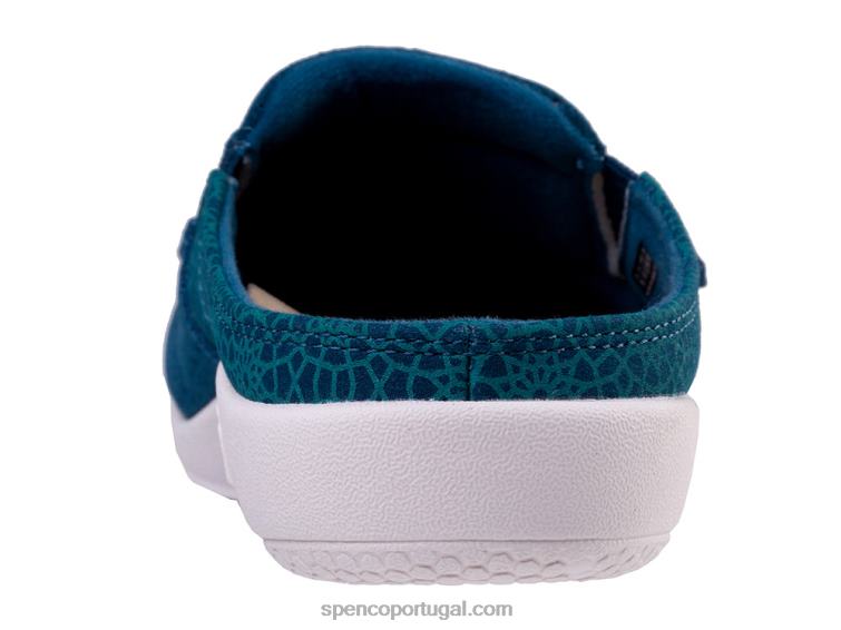 Spenco Footwear cerceta do mar egeu slide sesta mosaico 648F394 mulheres