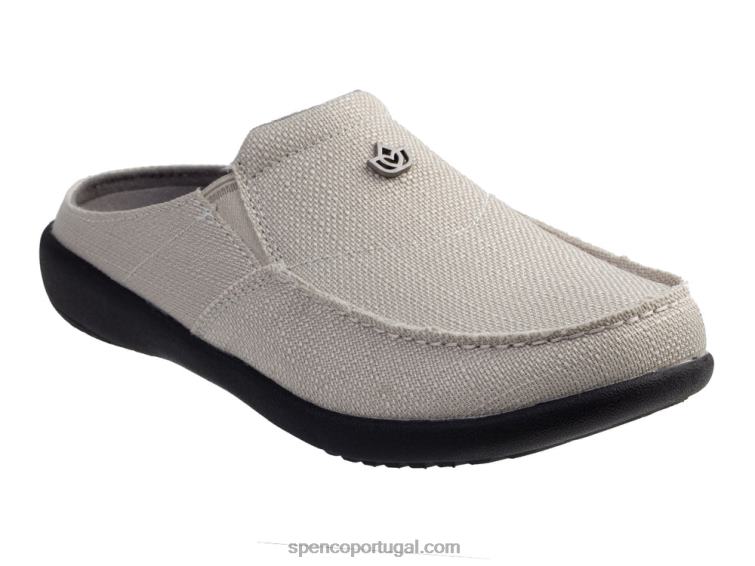 Spenco Footwear cinza quente slide sesta prana 648F305 mulheres