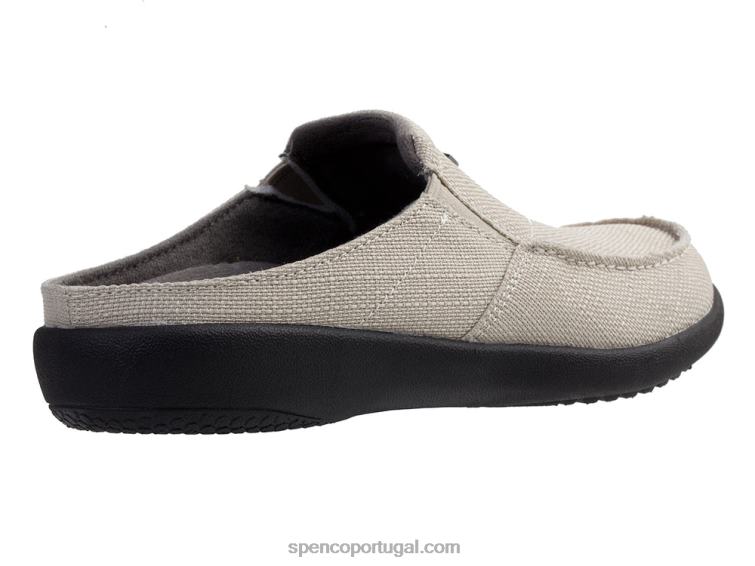 Spenco Footwear cinza quente slide sesta prana 648F305 mulheres