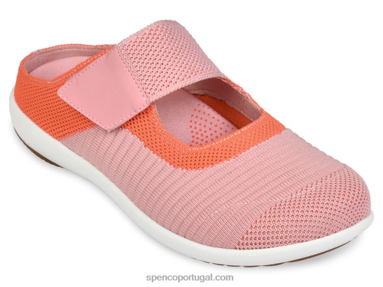Spenco Footwear coral vivo corrediça de magnólia 648F647 mulheres
