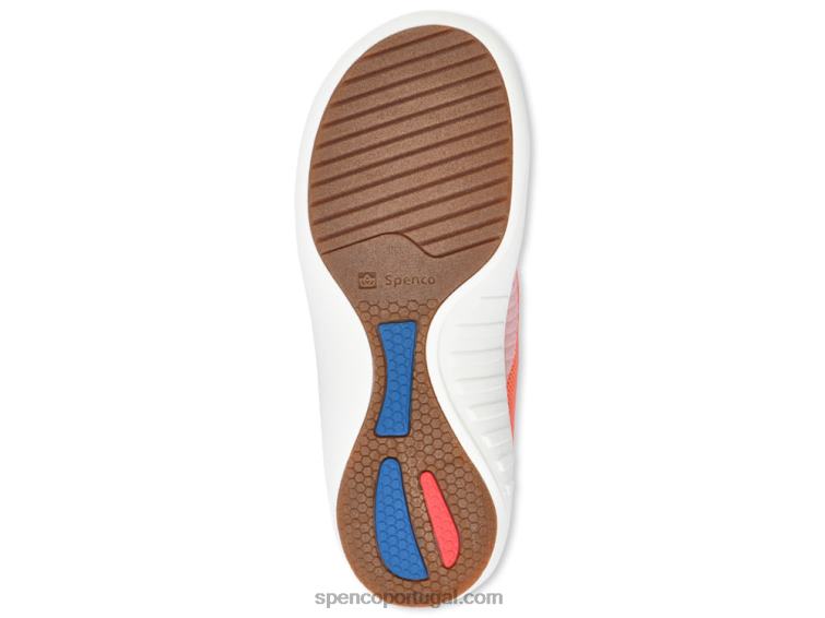Spenco Footwear coral vivo corrediça de magnólia 648F647 mulheres